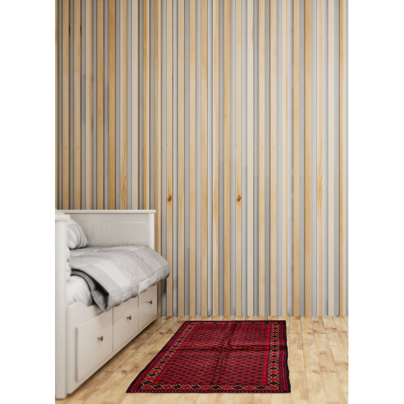 Rizbaft Red Rug 3'5" x 6'5"