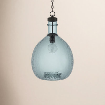 Rochester Single Light Glass Dimmable Pendant