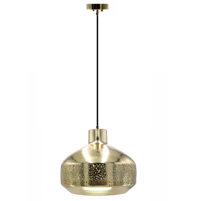 Luminaire suspendu en métal 16 lumières H 16 po Sorrento Teardrop
