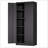 Durable Metal Garage Storage Cabinet with 4 Adjustable Shelves and 3-Point Locking System for Secure Organization-2014895207