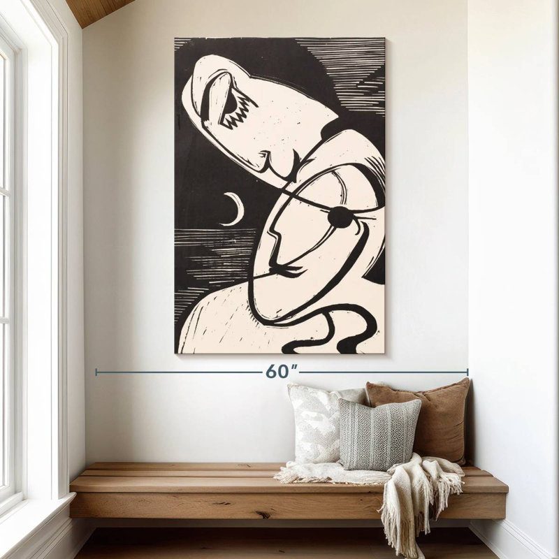 Avery le baiser 1930, H 51 po x l 34 po