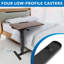 Bureau et table de lit à hauteur ajustable Mount-It, table médicale avec roues et plateau de table inclinable