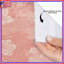 Rideaux de douche roses à motif floral très longs-1313810237