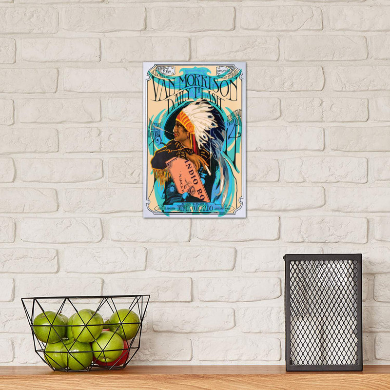 Van Morrison - Wrapped Canvas Print, 20.32 cm H x 30.48 cm W