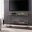Console Glam étroite avec finition dorée et miroir, parfaite pour ajouter luxe et fonctionnalité à tout espace-1351185877