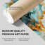 «Abstract Blue Gold Geode II», reproduction d'art moderne sans cadre-802916976