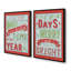 Frosted Merry Wishes, ensemble de 2 reproductions d'art-293237293-293237292