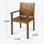 Chaise de salle à manger, ensemble de 2