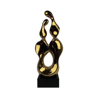 Correyleigh Figurine Textured Sculpture Home Decor, Ceramic Sculpture Decoration for the Living Room