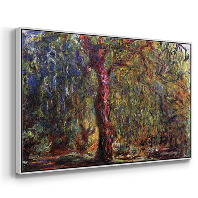 «Weeping Willow 4», reproduction d'art sur toile encadrée