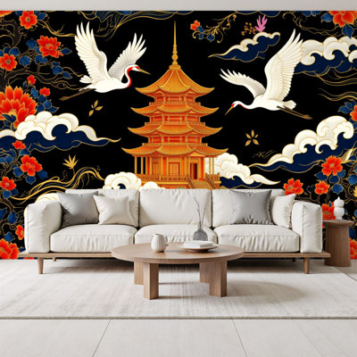 Papier peint auto-adhésif Chinoiserie