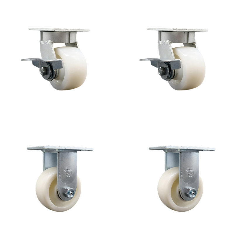 Kingpinless Nylon Caster