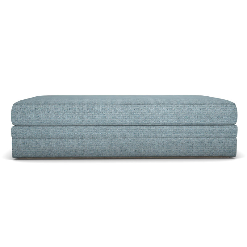 Boyden By Thom Ficilia Ottoman, Tuck Cobalt, Hampton