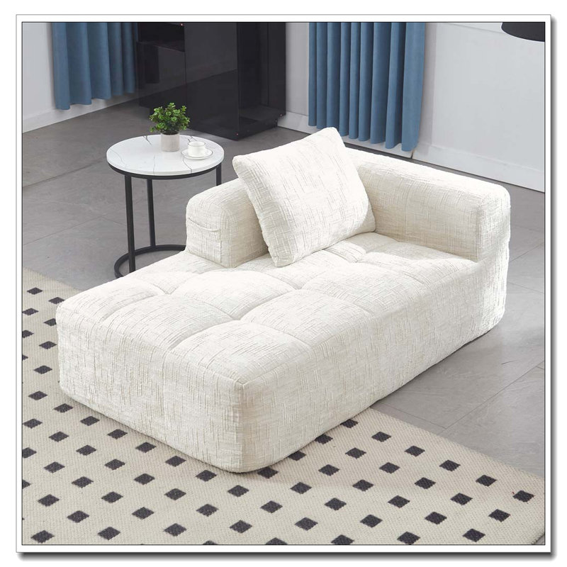Canapé-lit en chenille, Beige