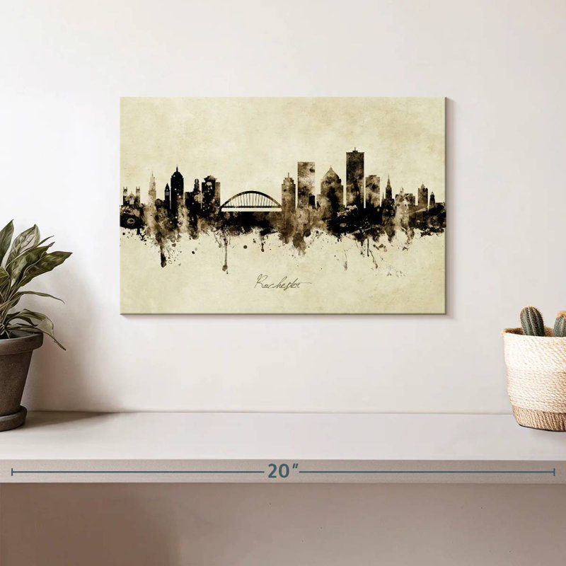 Rochester, New York, horizon III, H 8 po x l 12 po