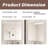 Rectangular Medicine Cabinet With Mirror-2113858992