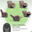 Ryun 40.94"W Oversize Upholsetery Liftable Massage Heater Power Recliner, Cup Holders, Dual Remote-86568148