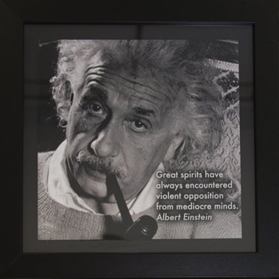 " Albert Einstein With Quote "