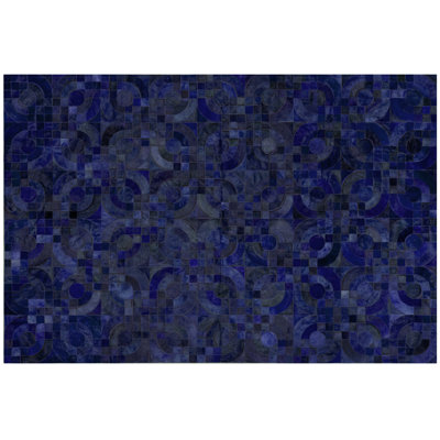 Tapis bleu / noir Optico