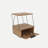 Modern Nightstand with Top Shelf, 16.5 x 20.5 x 16.1 inches | 100% Melamine Coated Particle Board, Thickness: 0.7 inches | Stylish & Functional Design for Bedroom & Living Room, Sleek Storage Solution-1621682471