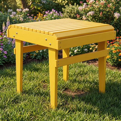 Table d'appoint Weathercraft Adirondack, bois massif de pin traité sous pression avec finition résistante aux intempéries, 15 options de couleurs Sherwin-Williams, entièrement assemblée, fabriquée aux États-Unis