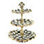 Courtly Check® Ceramic Three Tier Sweet Stand