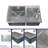 32"X19"X10" Kitchen Sink, S304 Stainless Steel, Sound-Absorbing Pad, Versatile Workspace Satin Surface Protection, Spacious Basin