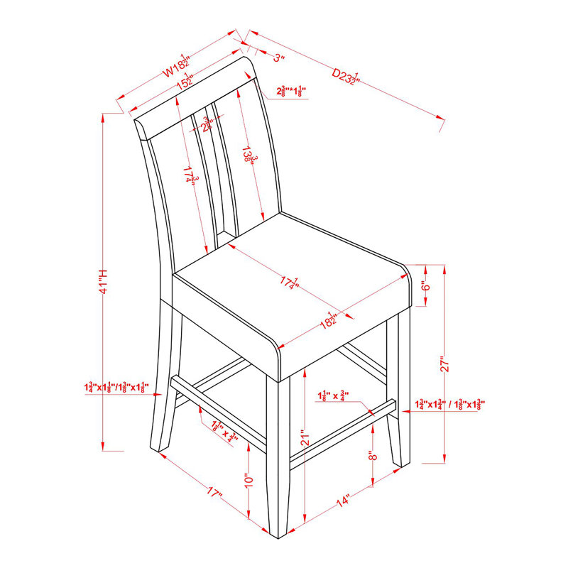 Donara Upholstered Counter Stool