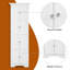 Grande armoire blanche à 4 tablettes à des fins de rangement - idéal pour le salon, la chambre à coucher, la salle de bain, la cuisine et le bureau-859096497