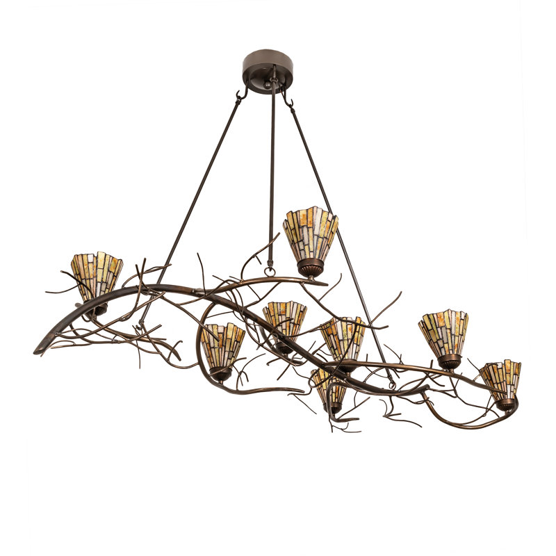 Frost 8 - Light Dimmable Geometric Chandelier