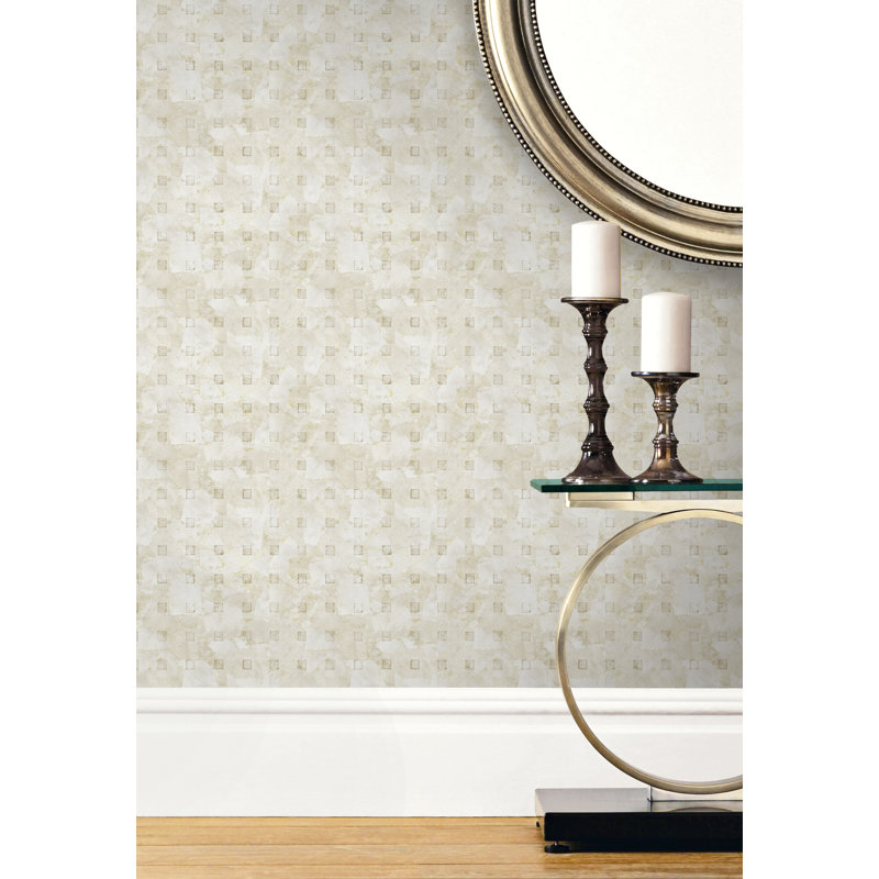 Rouleau de papier peint L 33 pi x l 20,5 po, Beige