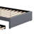 Upholstered Platform Bed With Trundle-127341010