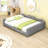 Upholstered Daybed with Cloud-Shaped Backrest-2005980389-2005980390