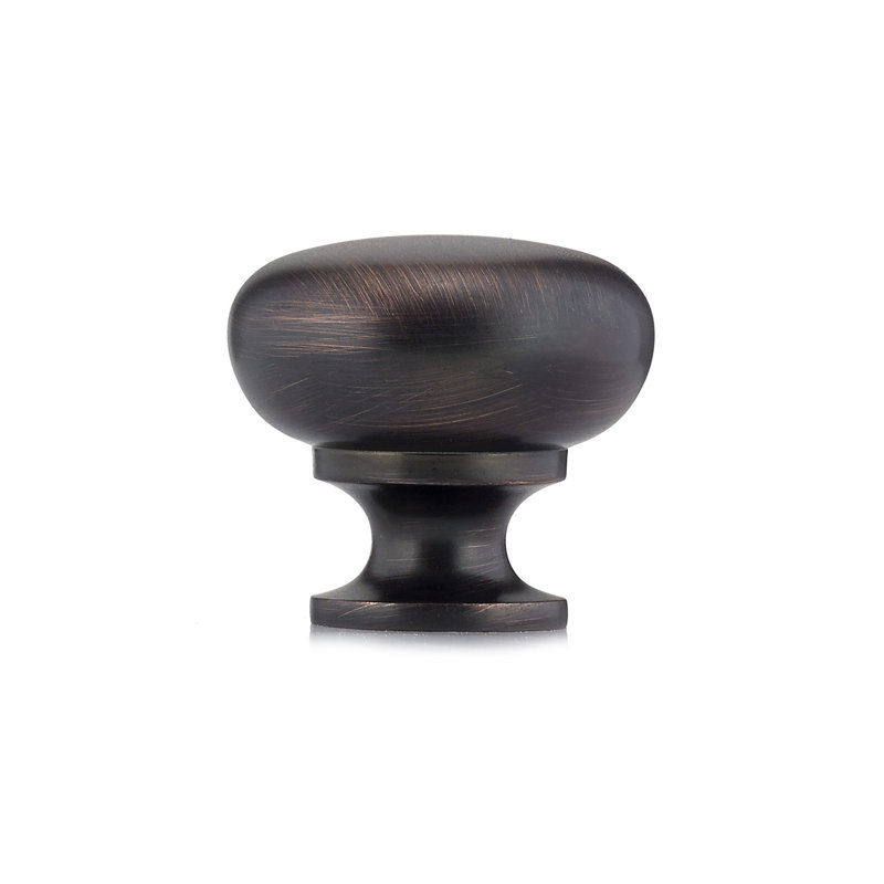 Expression 1 1/4" Diameter Mushroom Knob, Brushed Oil-Rubbed Bronze