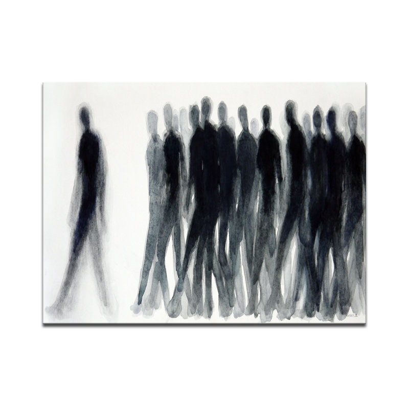 «Follow Me» par Norman Wyatt Jr, reproduction d'art sur toile tendue, H 20 po x l 30 po x P 1,5 po