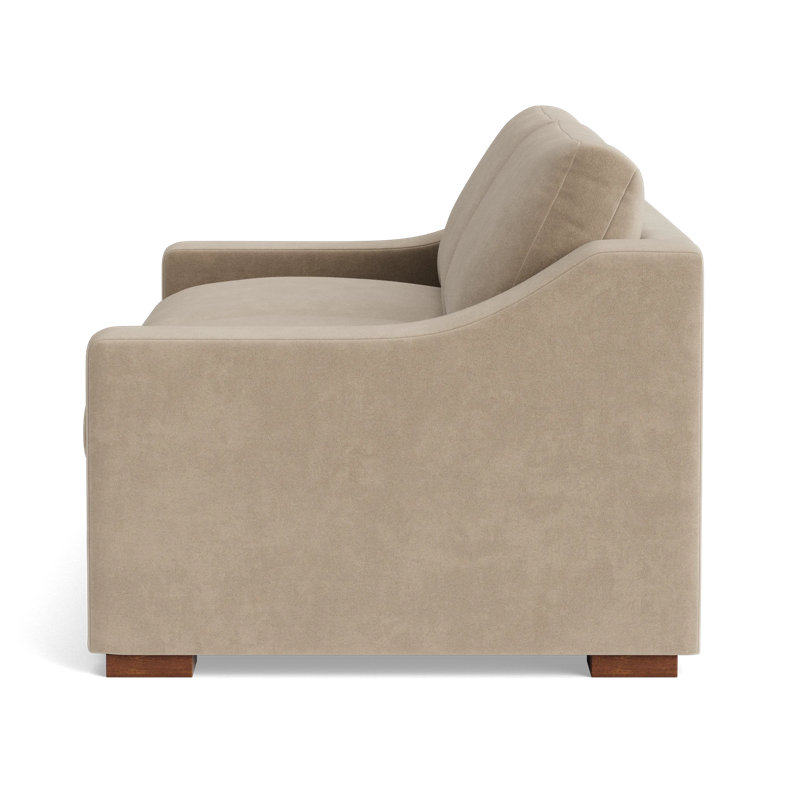 Lucca Sofa (85"), Velvet - Beige