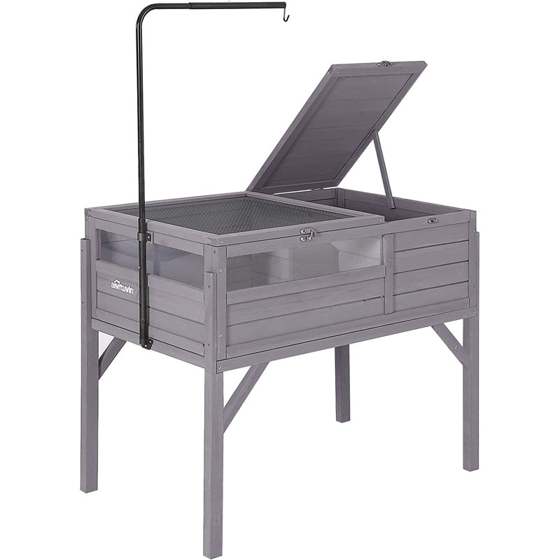 Support pour reptile en bois 39,4 po x 22,5 po x 31,5 po