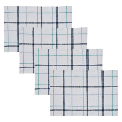  Caspian Plaid Placemat Set of 4