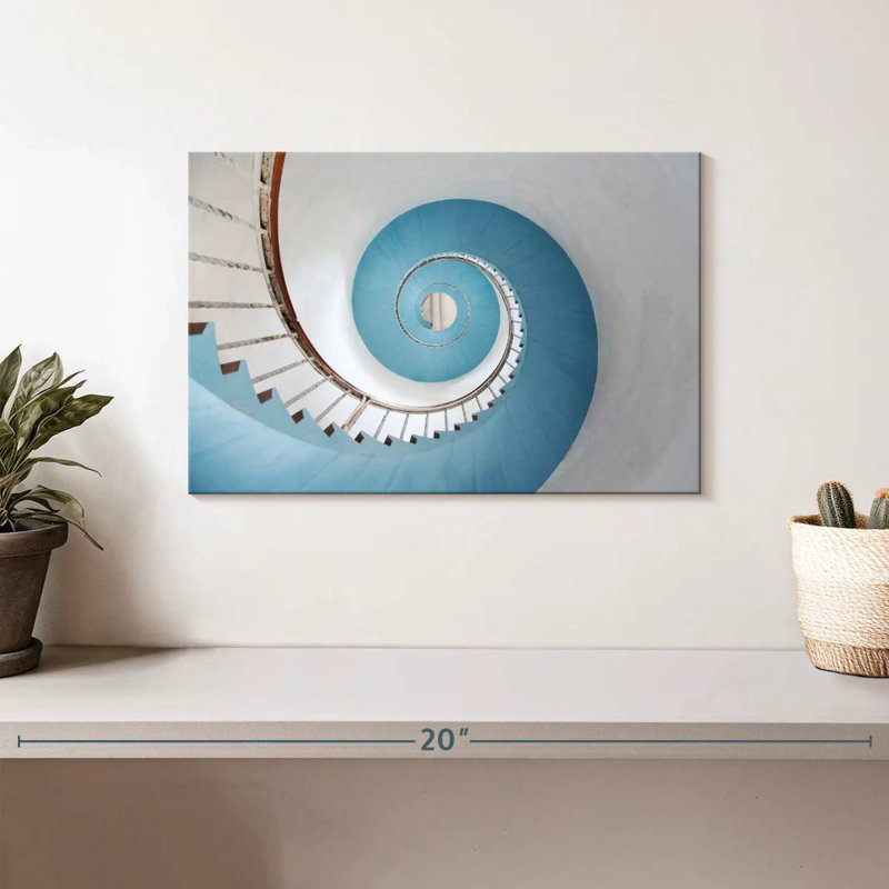 Lilie Blue Spiral Staircase