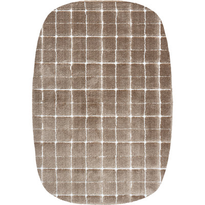 Kalup Chequered Area Rug