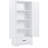Tall Bathroom Storage Cabinet, Cabinet With Two Doors And One Drawer