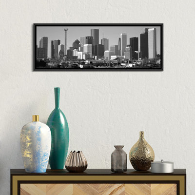 Cityscape panoramique, reproduction de photo sur toile houston