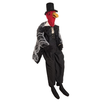 Vernon Vulture Joe Spencer Gathered Traditions Halloween Art Doll Figure