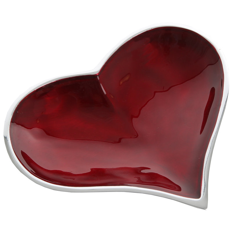 17 Stories Claudel Aluminum Serving Bowl, Red