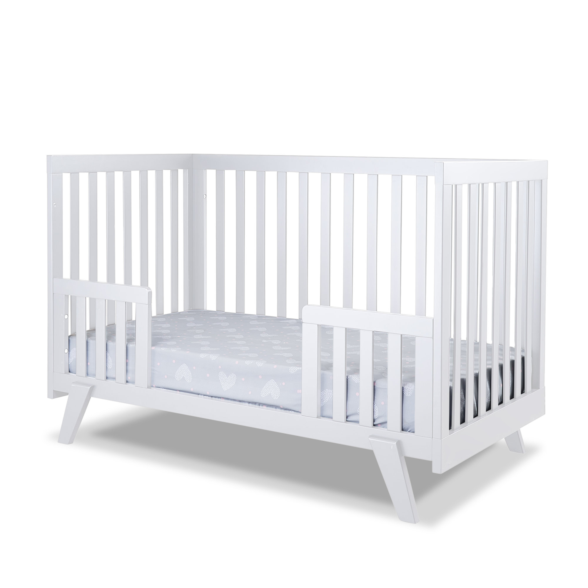 Sorelle Luce 2-in-1 Convertible Crib, White