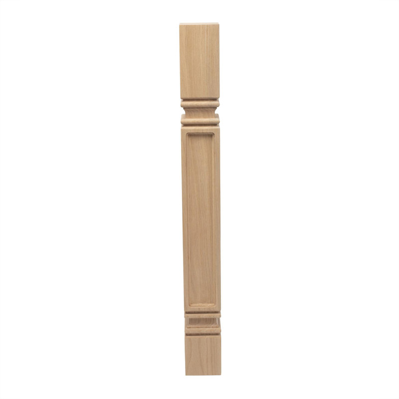 Pieds Bobbi-Don Mission Plain Island, H 35,25 po x l 3,75 po x P 3,75 po, Chêne