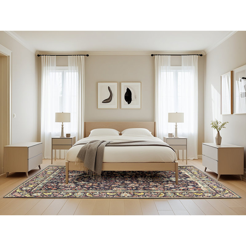 Tyreese Oriental Indoor Rug, Rectangle 5' x 8'