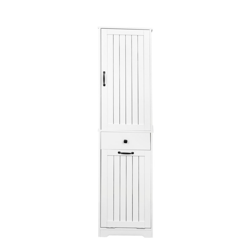 Laundry Cabinet ,With 1 Storage Cabinet And 1 Drawer, Bathroom Storage