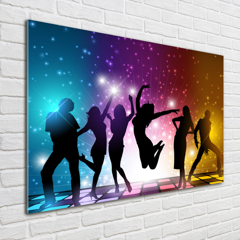 Disco - No Frame Print on Glass