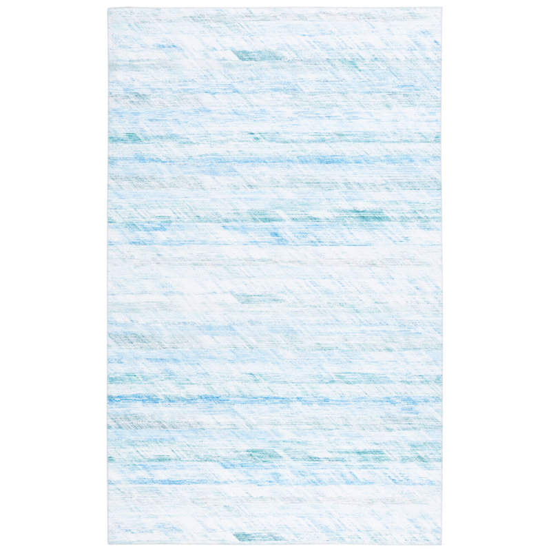 Tapis abstrait lavable à la machine Oatley Tacoma, Rectangle 8 pi x 10 pi